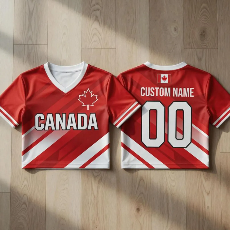 Croatia Soccer Croptop Jersey, Custom Name Soccer Shirt, Fan Apparel