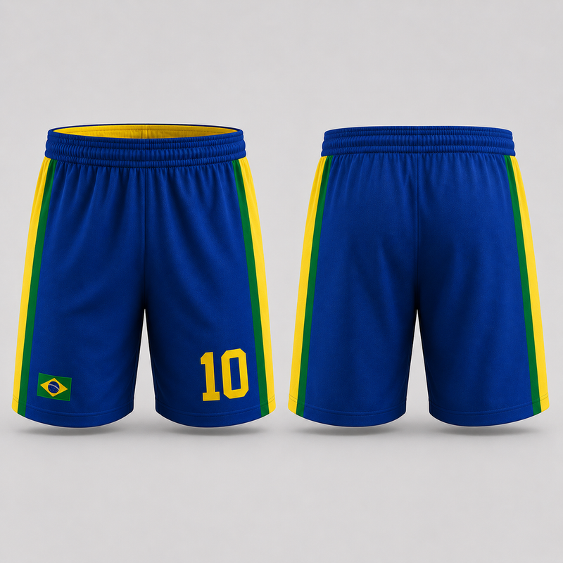 Custom Brazilian Football Jersey, Brazil Soccer Shirt with Name and Number, Fan Uniform, Match Day Gift for Men Women Youth