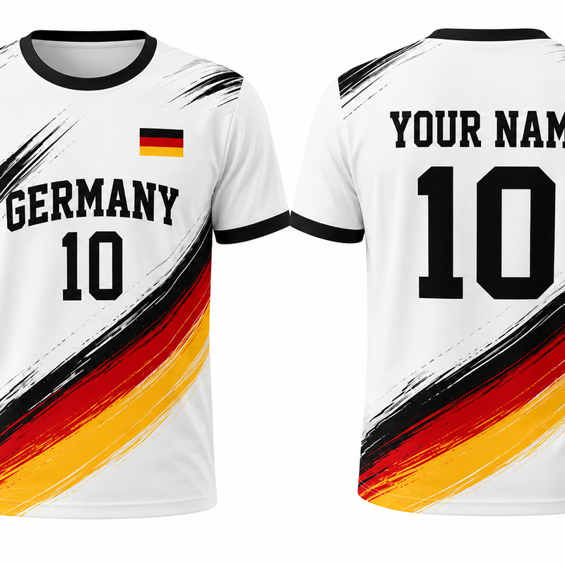 Personalized Germany Kids/Youths Soccer Jersey, Custom Name Number Germany Jersey, Support Football Team Outfit (Copy) (Copy)