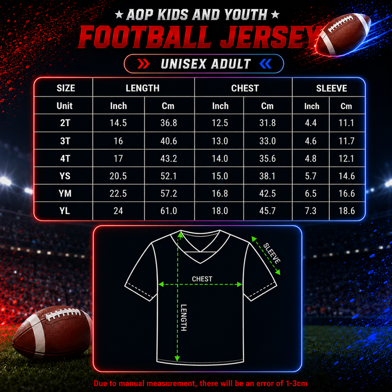 Custom Football Jersey, Personalized American Football Jerseys Name Number Logo, Perfect Gifts for Men Women Kids Toddler For Fan