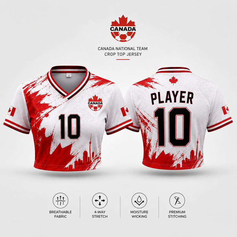 Croatia Soccer Croptop Jersey, Custom Name Soccer Shirt, Fan Apparel