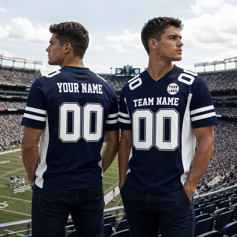 Custom Football Jersey for Adult Kid, Customized Team Name Number Football Team Jersey Shirt, Personalized College Football Team Fans Jersey