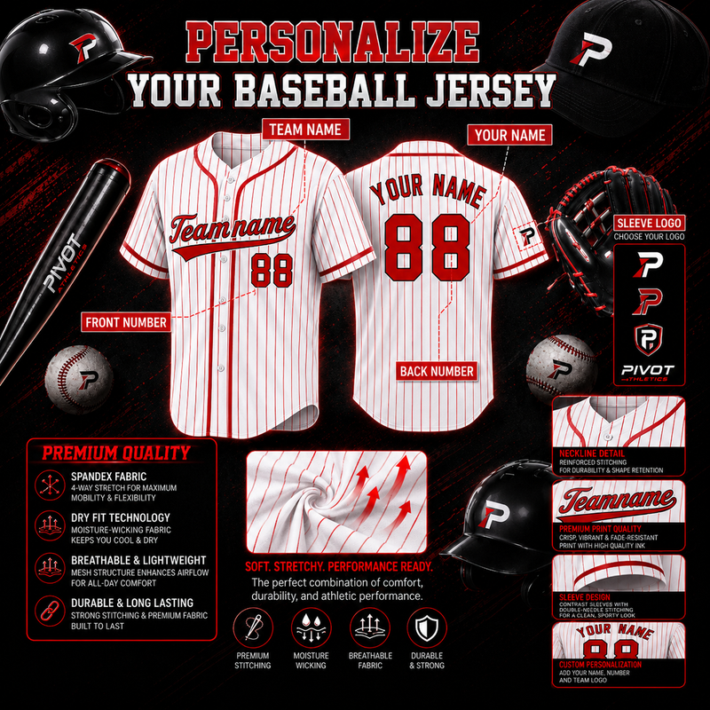 Custom Stripe Baseball Jersey , Personalized Maroon Stripe Baseball Jerseys Pinstripe Baseball Shirt Hip Hop Uniform for Men Women Kids Fans (Copy) (Copy) (Copy) (Copy)
