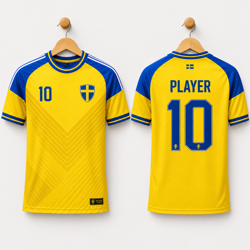 Custom Sweden Soccer Jersey, Personalized Youth Adult Football Shirt, 2026 Fan Jersey, Kids Men Women Team Uniform Gift