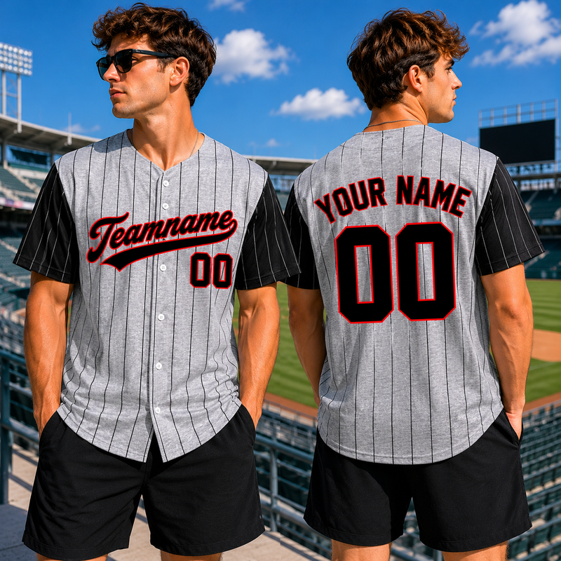 Custom Team Name Number Baseball Jersey Pinstripe, Custom Baseball Jersey for Men Women Youth Kid, Personalized Pinstripe Jersey Sand Orange