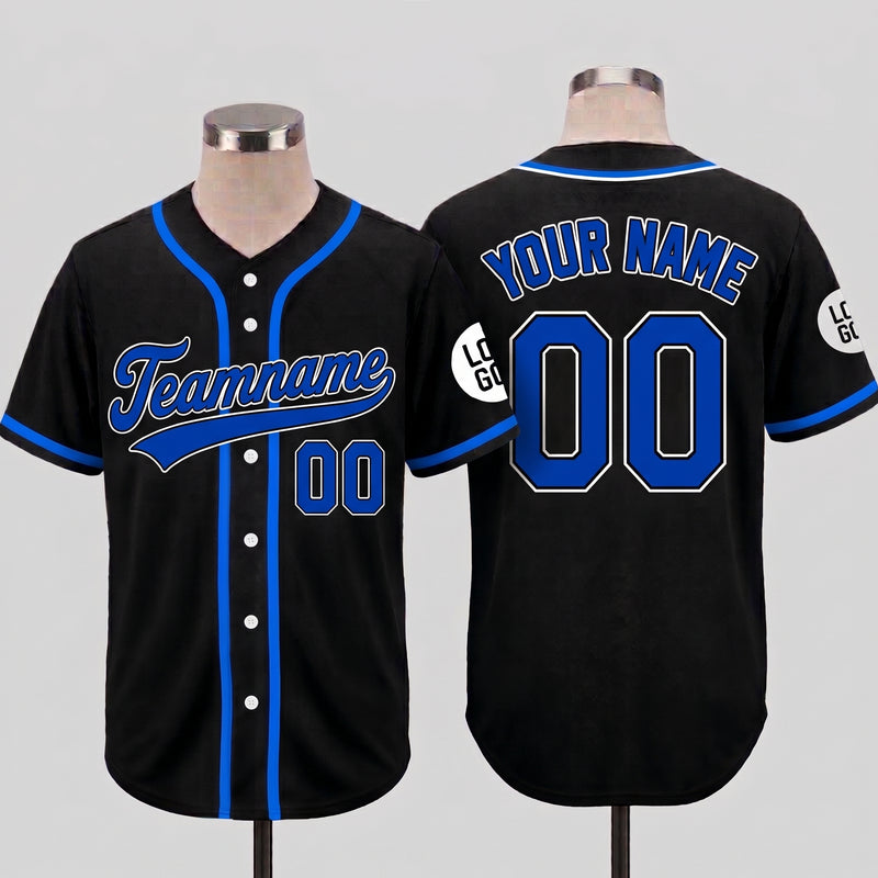 Custom Black Jersey Name And Number Baseball Jersey