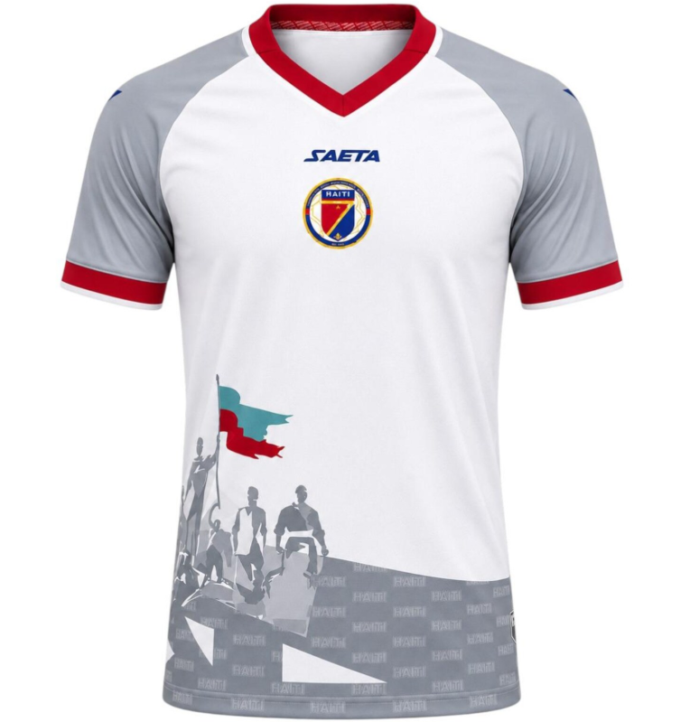 Haiti Third Soccer Jersey 2026 White Fan Shirt, World Cup Football Supporter Jersey Gift
