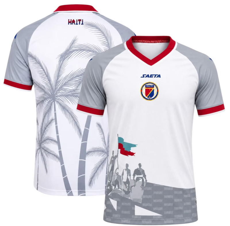 Haiti Third Soccer Jersey 2026 White Fan Shirt, World Cup Football Supporter Jersey Gift