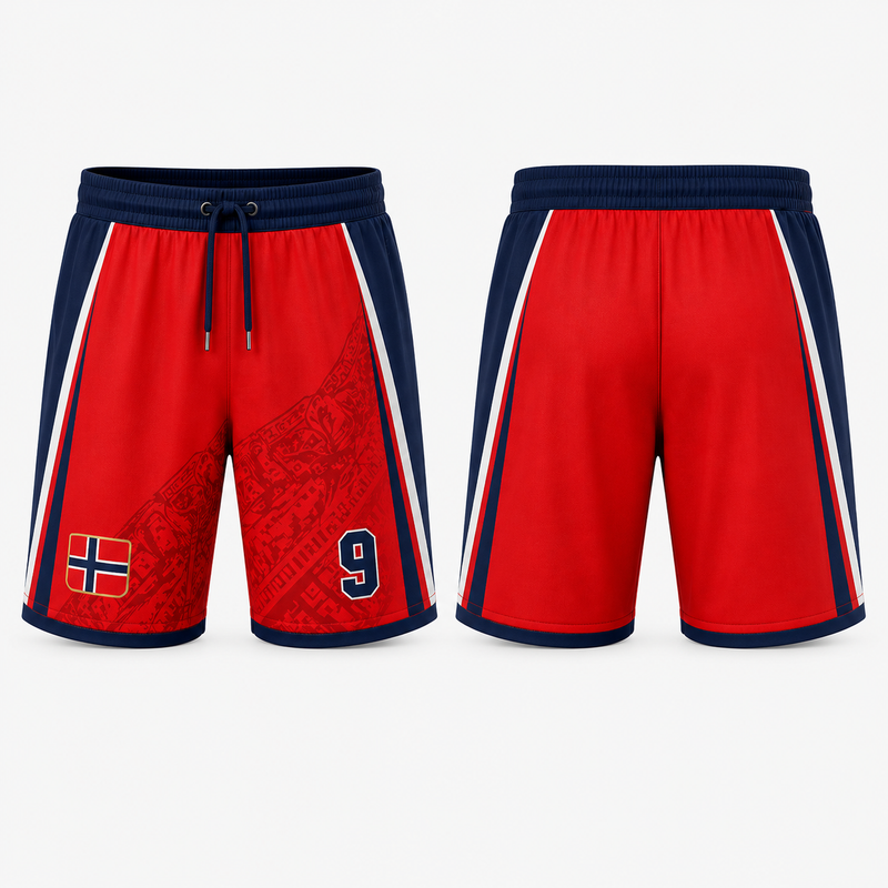 Norway Soccer Jersey Kids Personalized, Custom Name Number Football Uniform, Norway Football Shirt for Boys, Youth Soccer Fan Gift