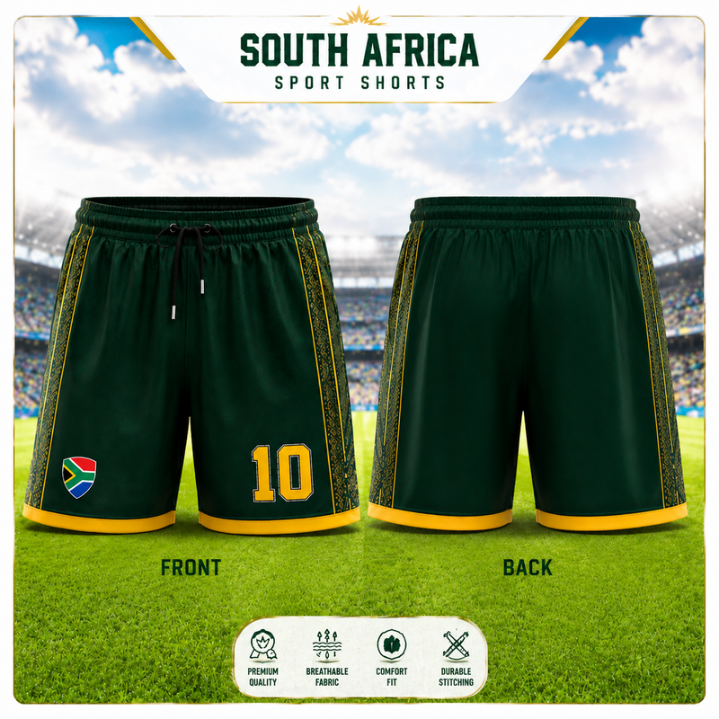 South Africa Football Shirt 2026, Custom Soccer Jersey, Personalized Fan Tee, Player Name Number Shirt, Sportswear