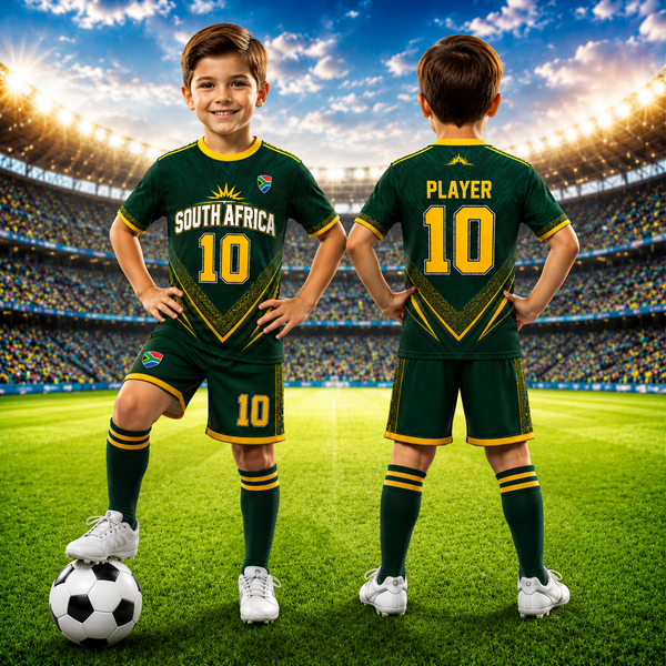South Africa Football Shirt 2026, Custom Soccer Jersey, Personalized Fan Tee, Player Name Number Shirt, Sportswear